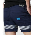 ELWD EWD207_404 - MENS REFLECT ELASTIC LT SHORT NAVY Workwear Shorts