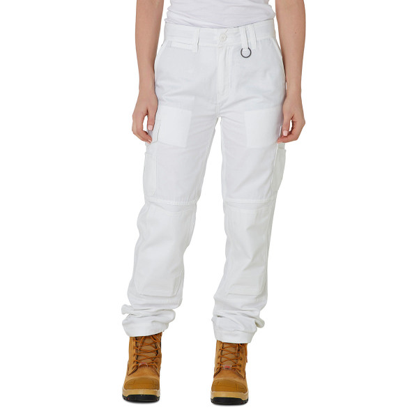 ELWD EWD501_653 - WOMENS UTILITY PANT WHITE Workwear Pants ELWD EWD501_653 - WOMENS UTILITY PANT WHITE Workwear Pants