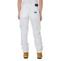 ELWD EWD501_653 - WOMENS UTILITY PANT WHITE Workwear Pants ELWD EWD501_653 - WOMENS UTILITY PANT WHITE Workwear Pants