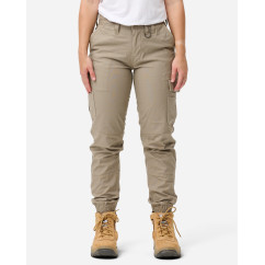 ELWD EWD503_578 - WOMENS CUFFED PANT STONE Workwear Pants