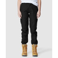 ELWD EWD503_BLK - WOMENS CUFFED PANT BLACK Workwear Pants ELWD EWD503_BLK - WOMENS CUFFED PANT BLACK Workwear Pants