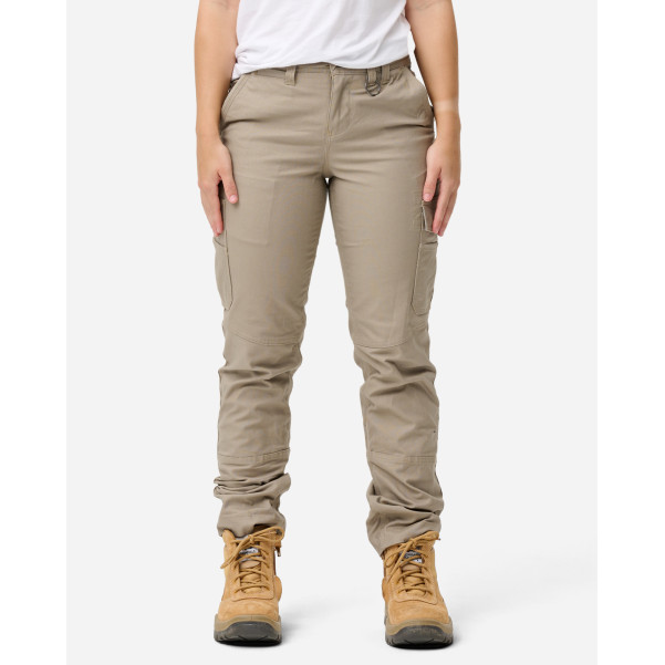 ELWD EWD505_578 - WOMENS SLIM PANT STONE Workwear Pants ELWD EWD505_578 - WOMENS SLIM PANT STONE Workwear Pants