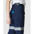 ELWD EWD507_404 - WOMENS REFLECTIVE CUFFED PANT NAVY Workwear Pants ELWD EWD507_404 - WOMENS REFLECTIVE CUFFED PANT NAVY Workwear Pants