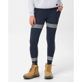 ELWD EWD508_404 - WOMENS REFLECTIVE LEGGING NAVY Women's Workwear ELWD EWD508_404 - WOMENS REFLECTIVE LEGGING NAVY Women's Workwear