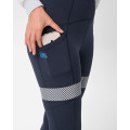ELWD EWD508_404 - WOMENS REFLECTIVE LEGGING NAVY Women's Workwear ELWD EWD508_404 - WOMENS REFLECTIVE LEGGING NAVY Women's Workwear