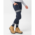 ELWD EWD508_404 - WOMENS REFLECTIVE LEGGING NAVY Women's Workwear ELWD EWD508_404 - WOMENS REFLECTIVE LEGGING NAVY Women's Workwear