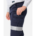 ELWD EWD512_404 - WOMENS REFLECTIVE CUFFED LIGHT PANT NAVY Workwear Pants ELWD EWD512_404 - WOMENS REFLECTIVE CUFFED LIGHT PANT NAVY Workwear Pants