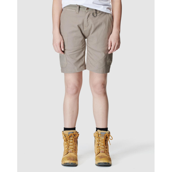 ELWD EWD601_578 - WOMENS UTILITY SHORT STONE Workwear Shorts ELWD EWD601_578 - WOMENS UTILITY SHORT STONE Workwear Shorts