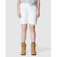 ELWD EWD601_653 - WOMENS UTILITY SHORT WHITE Workwear Shorts