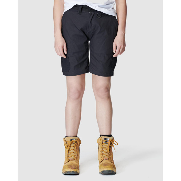 ELWD EWD601_BLK - WOMENS UTILITY SHORT BLACK Workwear Shorts ELWD EWD601_BLK - WOMENS UTILITY SHORT BLACK Workwear Shorts