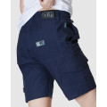 ELWD EWD602_404 - WOMENS ELASTIC UTILITY SHORT NAVY Workwear Shorts