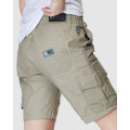 ELWD EWD602_578 - WOMENS ELASTIC UTILITY SHORT STONE Workwear Shorts ELWD EWD602_578 - WOMENS ELASTIC UTILITY SHORT STONE Workwear Shorts