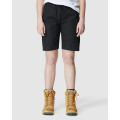 ELWD EWD602_BLK - WOMENS ELASTIC UTILITY SHORT BLACK Workwear Shorts ELWD EWD602_BLK - WOMENS ELASTIC UTILITY SHORT BLACK Workwear Shorts