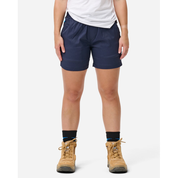 ELWD EWD605_404 - WOMENS ELASTIC LIGHT SHORT NAVY Workwear Shorts