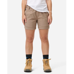 ELWD EWD605_578 - WOMENS ELASTIC LIGHT SHORT STONE Workwear Shorts