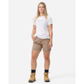 ELWD EWD605_578 - WOMENS ELASTIC LIGHT SHORT STONE Workwear Shorts ELWD EWD605_578 - WOMENS ELASTIC LIGHT SHORT STONE Workwear Shorts
