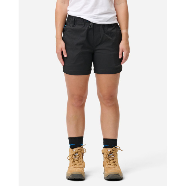 ELWD EWD605_BLK - WOMENS ELASTIC LIGHT SHORT BLACK Workwear Shorts ELWD EWD605_BLK - WOMENS ELASTIC LIGHT SHORT BLACK Workwear Shorts