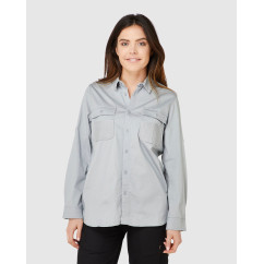 ELWD EWD701_1MQ - WOMENS UTILITY SHIRT DOVE GREY Workwear Shirts