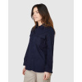 ELWD EWD701_404 - WOMENS UTILITY SHIRT NAVY Workwear Shirts