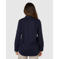 ELWD EWD701_404 - WOMENS UTILITY SHIRT NAVY Workwear Shirts