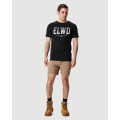 ELWD EWD813_BLK - MENS SLICE TEE BLACK 