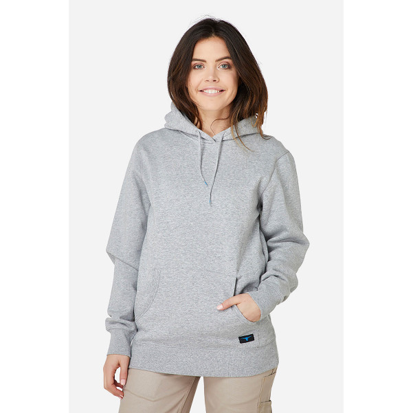 ELWD EWD850_309 - WOMENS BASIC PULLOVER GREY MARLE Workwear Hoodies/Jackets ELWD EWD850_309 - WOMENS BASIC PULLOVER GREY MARLE Workwear Hoodies/Jackets