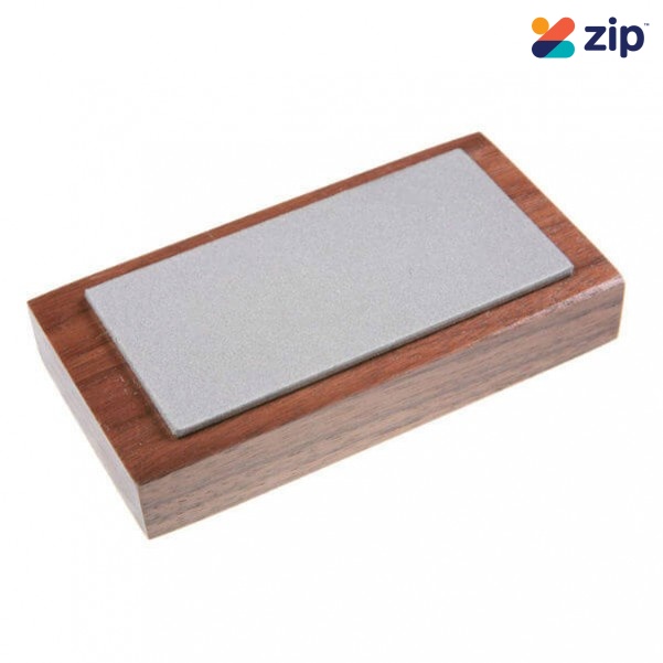 EZE-LAP 52F - 50mm x 100mm 600 Fine Grit Diamond Sharpening Stone On Walnut Pedestal