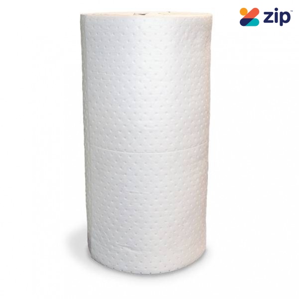 Ecospill WPR12 - 800mm x 50m 2 Sheets White Fuel & Oil Absorbent Rolls