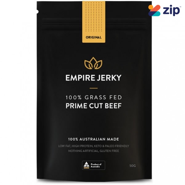 EMPIRE JERKY Original Favourite 100% Grass Fed Prime Cut Beef Jerky - 50G