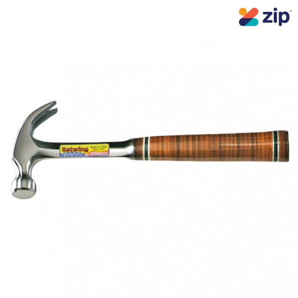 Estwing EWE20C - 20oz Leather Grip Claw Hammer 502165