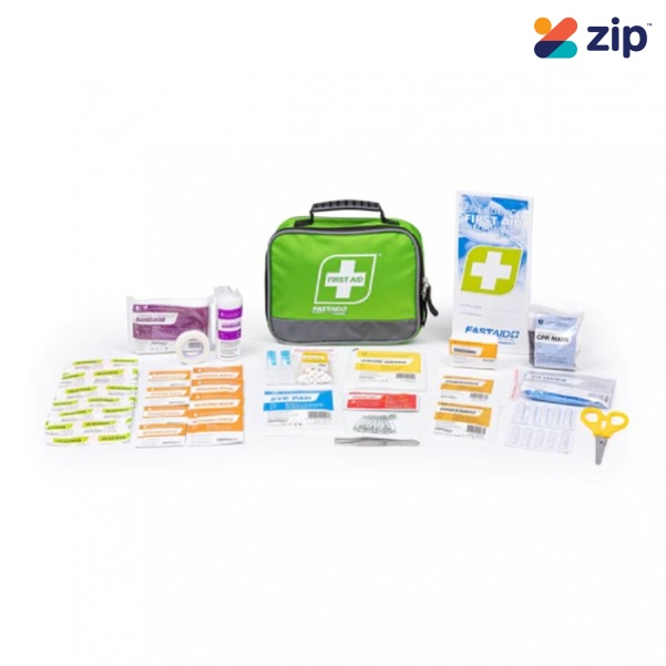 FASTAID FANCF30 - 129 Piece Soft Pack Family First Aid Kit