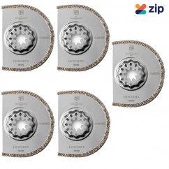 Fein 63502114230 - 75mm StarLock Segmented Diamond-coated Saw Blade (Pack of 5)