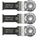 Fein 63502222220 - 28mm StartLock E-Cut Bi-Metal Universal Saw Blade (Pack of 3)