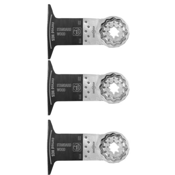 FEIN 63502225220 - 50mm Starlock E-Cut Curved Standard Saw Blade (Pack of 3) FEIN 63502225220 - 50mm Starlock E-Cut Curved Standard Saw Blade (Pack of 3)