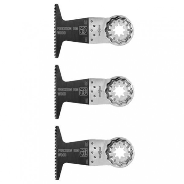 FEIN 63502229220 - 65mm StartLock E-Cut Japanese Tooth Precision BIM Saw Blade (Pack of 3)