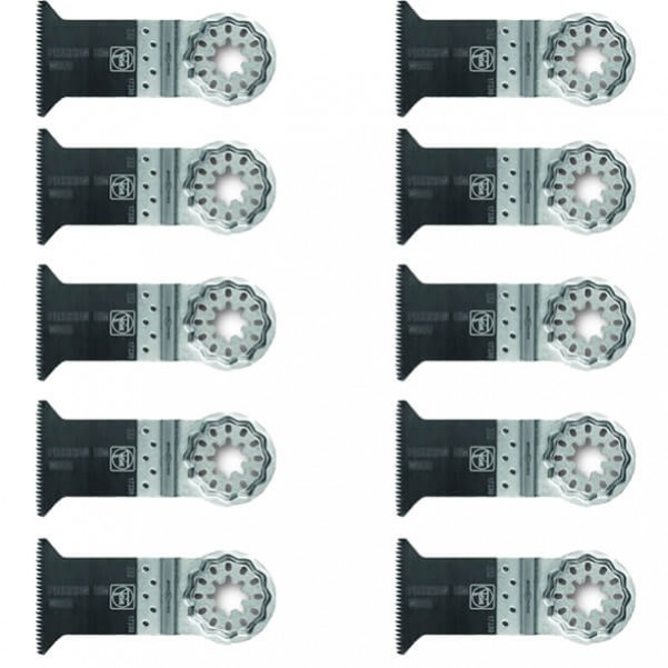 Fein 63502232240 - 50mm Starlock E-Cut Japan Tooth Saw Blade (Pack of 10)