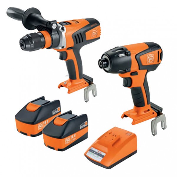 Fein 69908010726 - 18V 5.2Ah 2PC Cordless Brushless Drill-Driver/Impact-Wrench Kit Combo Kits 18v