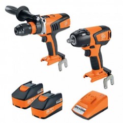 Fein 69908010727 - 18V 5.2Ah 2PC Cordless Brushless Drill-Driver/Impact-Wrench Kit