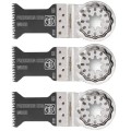 Fein 63502126220 - 35mm Starlock E-Cut Japan Tooth Precision Saw Blade (Pack of 3)