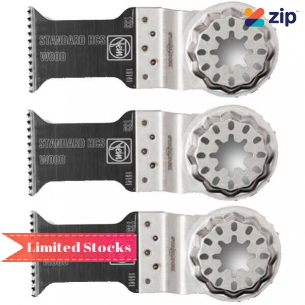 Fein 63502133220 - 35mm Starlock E-Cut Standard Saw Blade (Pack of 3)