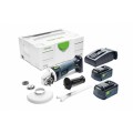 Festool AGC 18-125 Li 5.2Ah TCL6-Plus - 18V 125mm AGC Cordless Angle Grinder Plus 5.2Ah Set 205271