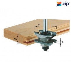 Festool HWS8D46xD12-NT - 8mm HW Shank Profile Groove Cutter 490645