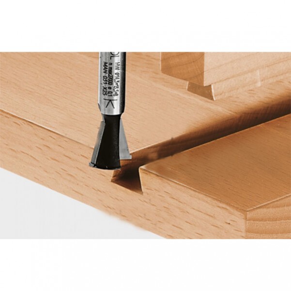 Festool HWS8D14.3/13.5/15° - 8mm HW Shank Dovetail Cutter 490990 Router Accessories