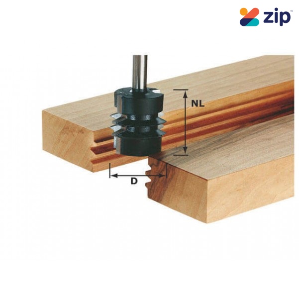 Festool HWS8D34/NL32 - 8mm HW Shank Tongue And Groove Cutter 491034 Router Accessories