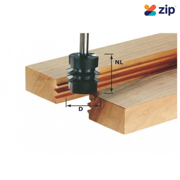 Festool HWS8D34/NL32 - 8mm HW Shank Tongue And Groove Cutter 491034