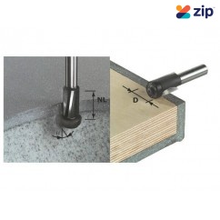 Festool HWD19/25SSS12 - 12mm TC Shank Edge Trimming Cutter 492661 Router Accessories