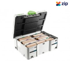 Festool DS/XL D12/D14 128 BU - 12mm/14mm Domino XL Beech Starter Systainer Set 498205