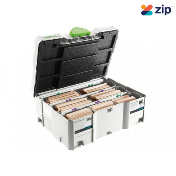 Festool DS/XL D12/D14 128 BU - 12mm/14mm Domino XL Beech Starter Systainer Set 498205