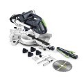 Festool KS 60 E-Set - KAPEX 240V 216 mm Slide Compound Mitre Saw Set 561695 Mitre Saws