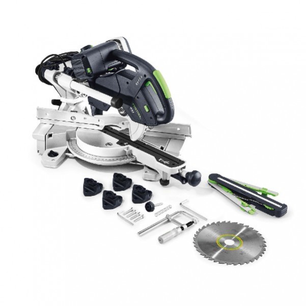 Festool KS 60 E-Set - KAPEX 240V 216 mm Slide Compound Mitre Saw Set 561695 Mitre Saws